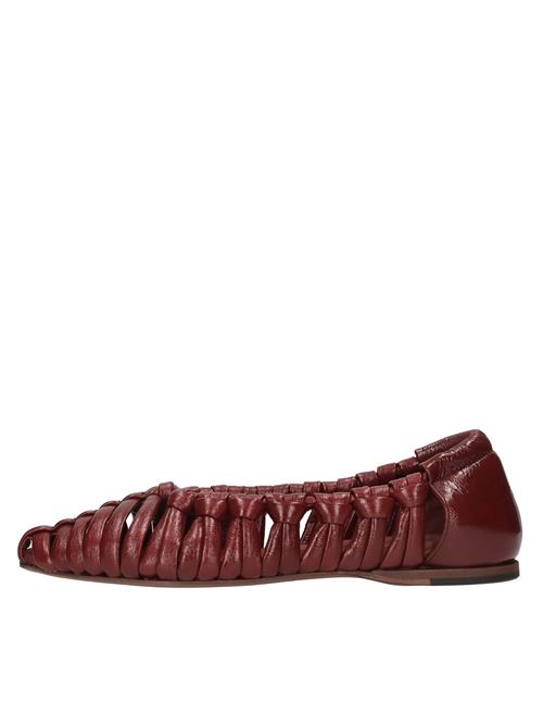 Ballerine in pelle PANTANETTI | 18780C REGLISSEROSSO